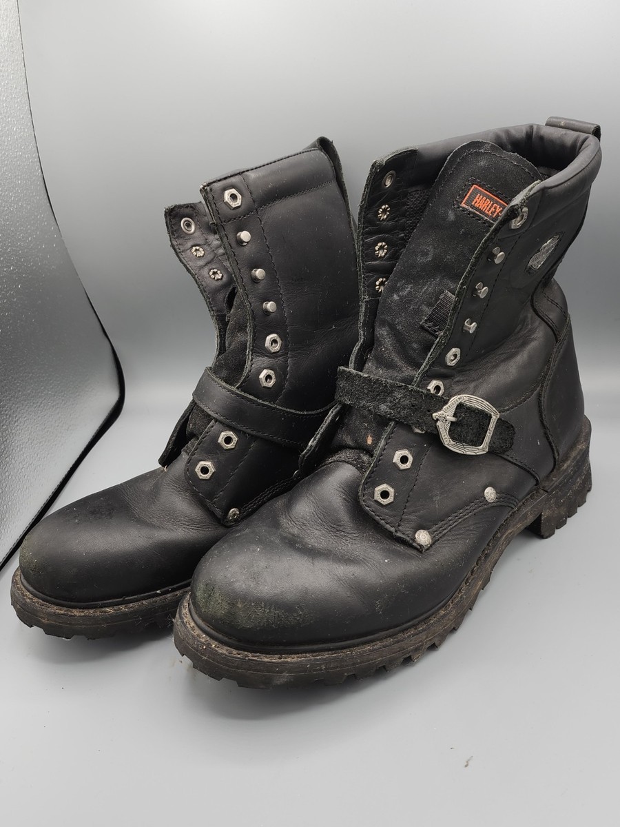 Harley-Davidson Men's Faded Glory Motorcycle Black Leather Boots