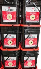 Readywise Emergency Food Supply, 132 Servings, 25 Year Shelf Life, (6 BUCKETS)