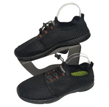 Doussport Water Shoes Quick Drying Sports Aqua Sandals Men Black US 11 / EU 45