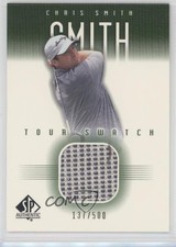 2001 SP Authentic Tour Swatch Green 137/500 Chris Smith #CSM-TS 0af