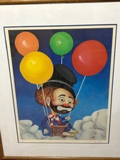 Red Skelton Painting - Up, Up and Away