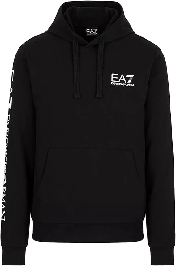 Sweat à capuche Emporio Armani noir M homme en coton neuf avec étiquette - Photo 4/4