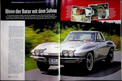 Motor Klassik 07/2008 Chevrolet Corvette Sting Ray Convertible mit 365PS Restaur