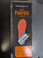 Superfeet All Purpose High Impact Support Insoles Orange Full Size Size E  K4