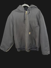 Men s Carhartt Loose Fit J140- M Jacket Firm Duck Active Hooded