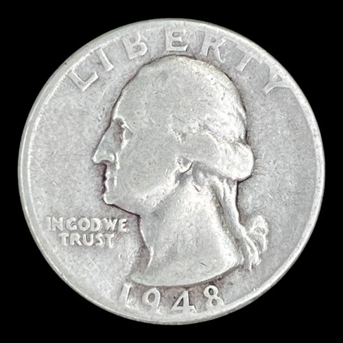 1948-D Washington Silver Quarter