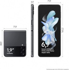 Samsung Galaxy Z Flip4 Graphite 128GB 6.7" 8GB RAM Unlocked Sim Free UK Version