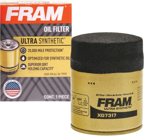 FRAM Ultra Synthetic Automotive Replacement Oil Filter, Designed for...