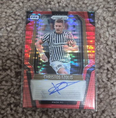 Panini 2025 Prizm Premier League Christos Tzolis Auto    #173 Norwich City