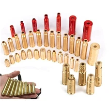 Laser Bore Sight Red/Green laser Bore Sighter Cartridge Boresighter w/ Batteries