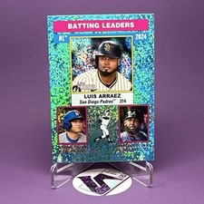 Topps 2024 Heritage Batting Leaders #191 Blue Sparkle Luis Arraez Ohtani
