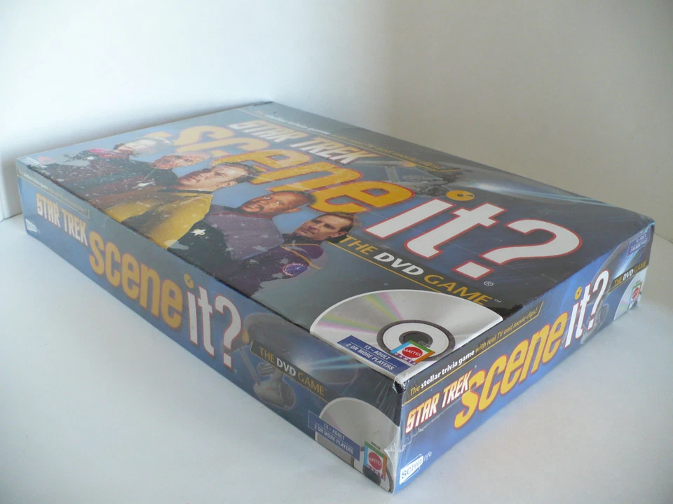 Star Trek Scene It? Mattel Trivia DVD & Board Game New in Box - Image 4 of 4