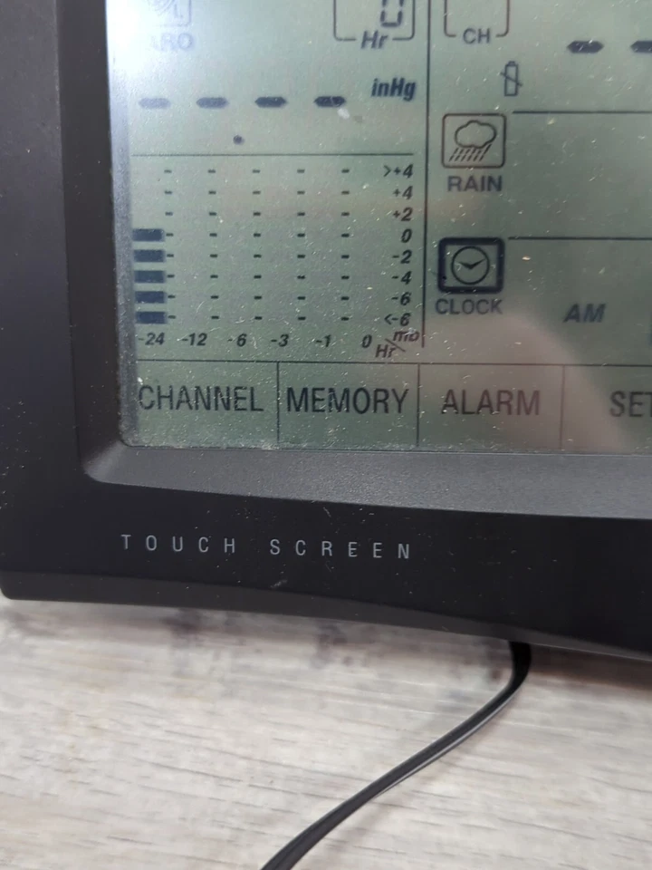 Oregon Scientific Touchscreen Display for WMR968 Wireless Weather Station Black - Image 4 of 4