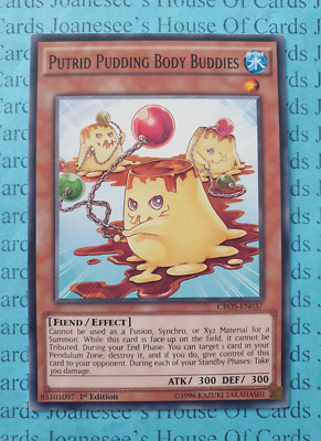 CROS-EN037 Putrid Pudding Body Buddies Short Print Yu-Gi-Oh Card 1st Edition New