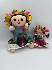 Handmade 12" Mexican Rag Doll - Lele Doll - Maria Doll - Mu eca Maria Mexicana
