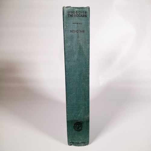 WINGS OVER THE ROCKIES Ambrose Newcomb 1st Edition 1930 Goldsmith Hardcover - Picture 2 of 8