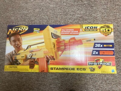 ナーフ　スタンピード Amazon.co.jp: NERF ICONシリーズ Stampede ECS ブラスター