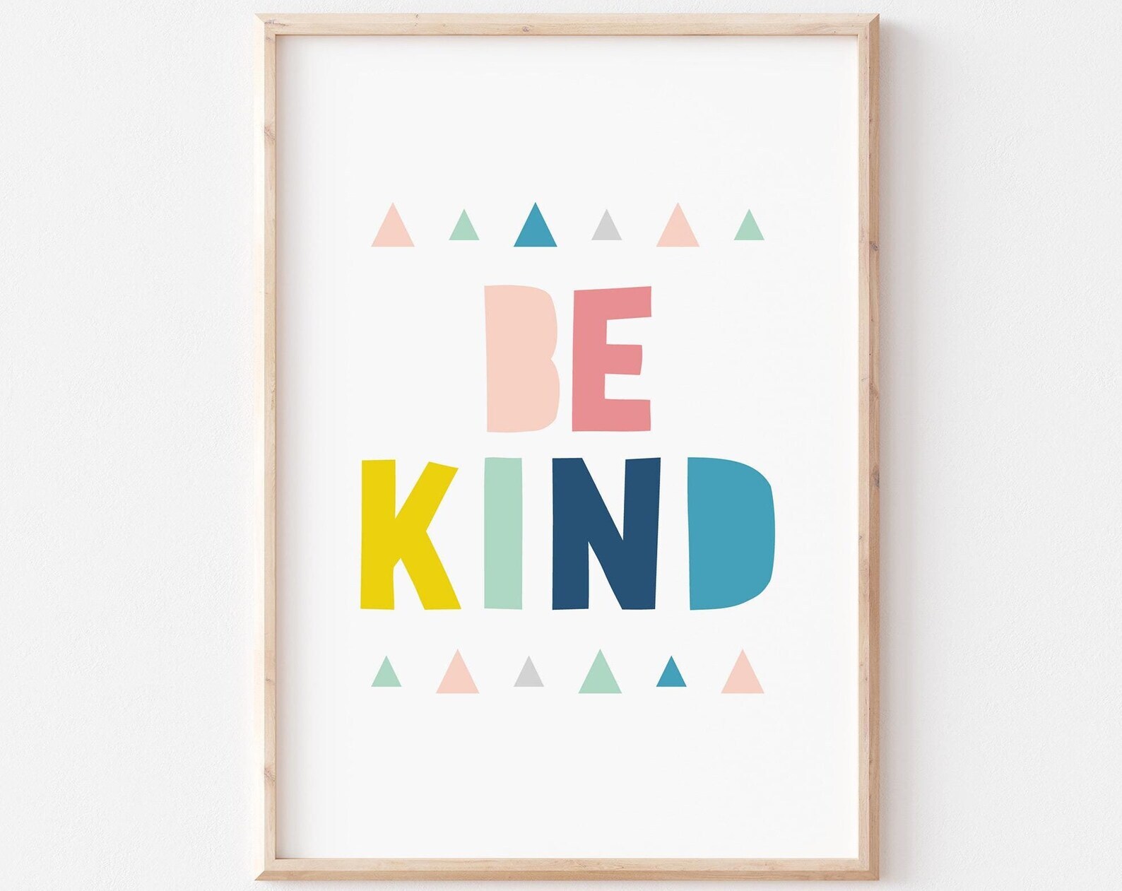 Be Kind Wall Art Nursery Print Printable Wall Art For Kids Room Baby Boy