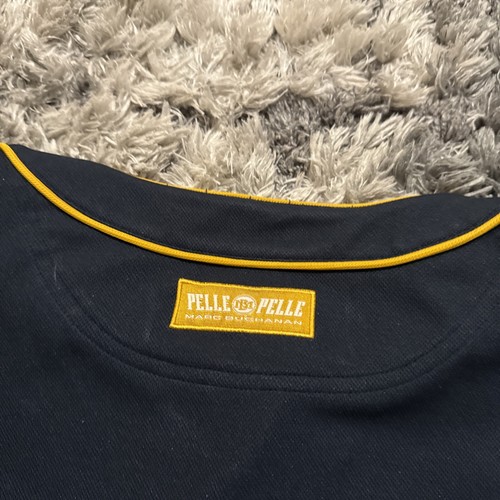 Camiseta deportiva de béisbol vintage Pelle Pelle manga corta manga larga hip hop talla L - Imagen 18 de 18