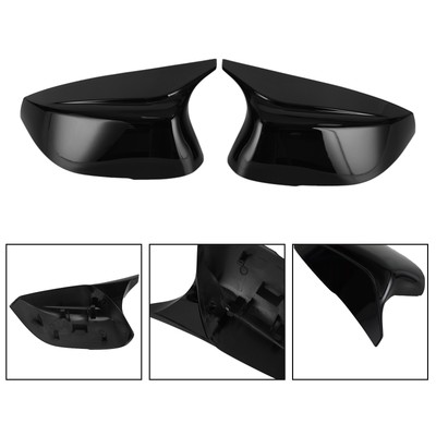 Infiniti Q50 Q60 QX30 Pair Glossy Black Side Mirror Cover Replacement For 2014 Infiniti Q50 Q60 QX30 Pair Glossy Black Side Mirror Cover Replacement For 2014