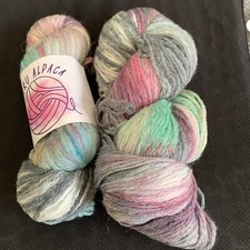 alpaca wool blend yarn hank 2 100g  B332 