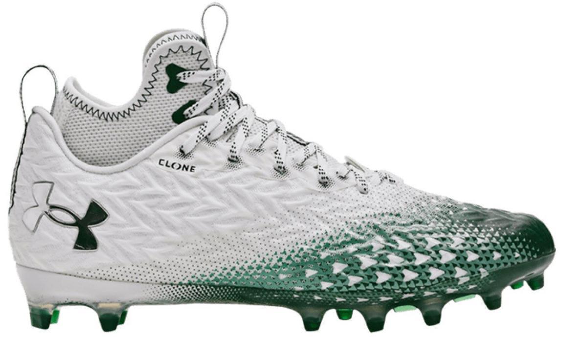 Under Armour Spotlight Clone 3.0 MC White Forest Green for sale | eBay