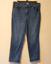 Terra  Sky Women's 20w High-Rise Stretch Straight Leg Jeans p61-36