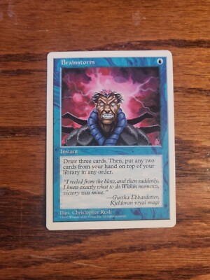 MTG Brainstorm Fifth Edition 76 Regular Common | eBay