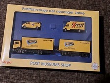 Herpa PMS Sondermodell Set Postfahrzeuge der neunziger Jahre MAN VW MB 242561 H0