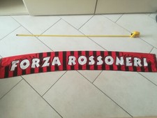 Sciarpa scarf bufanda calcio football ultras vintage MILAN Rossoneri si nasce