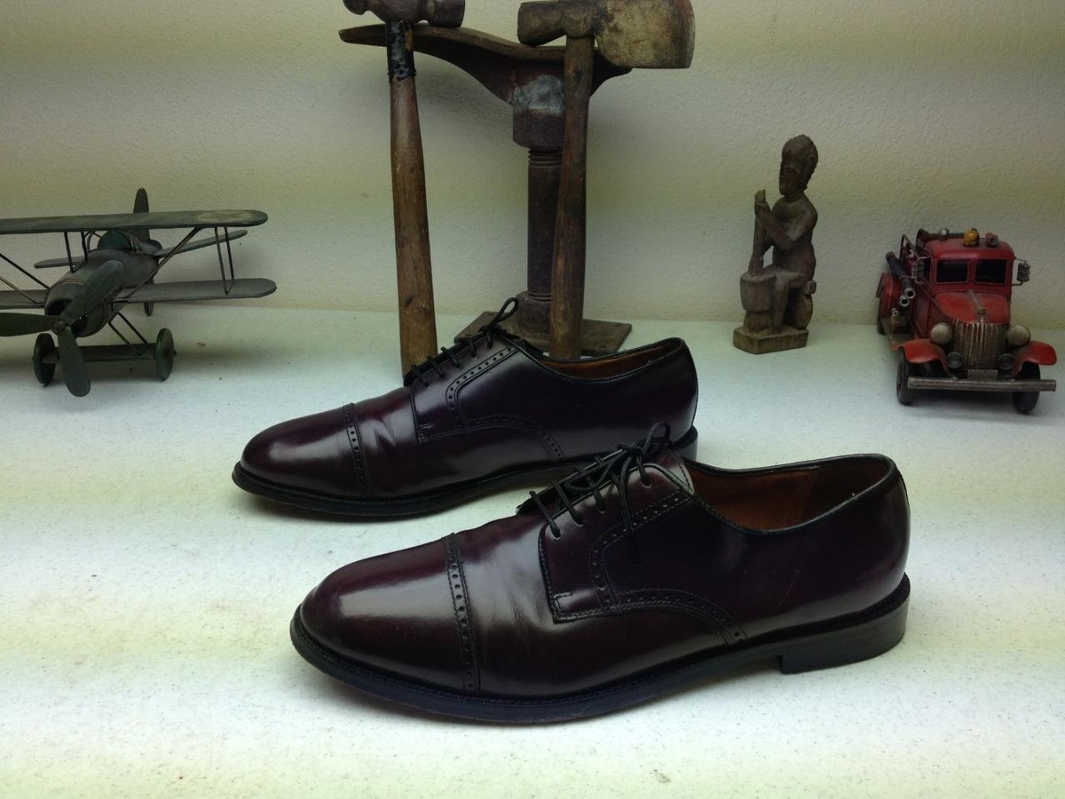 COLE HAAN Size 12 Burgundy Wingtip Leather Oxford Lace Up Shoes Cole Haan Men main image 2