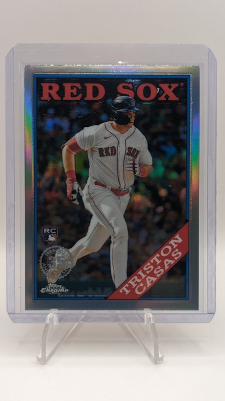 2023 Topps Chrome #88BC-10 1988 35th Anniv. Triston Casas RC MLB Red Sox