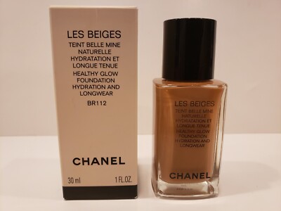 Chanel Les Beiges Healthy Glow Foundation Hydration And Longwear #BR112 1 Fl Oz