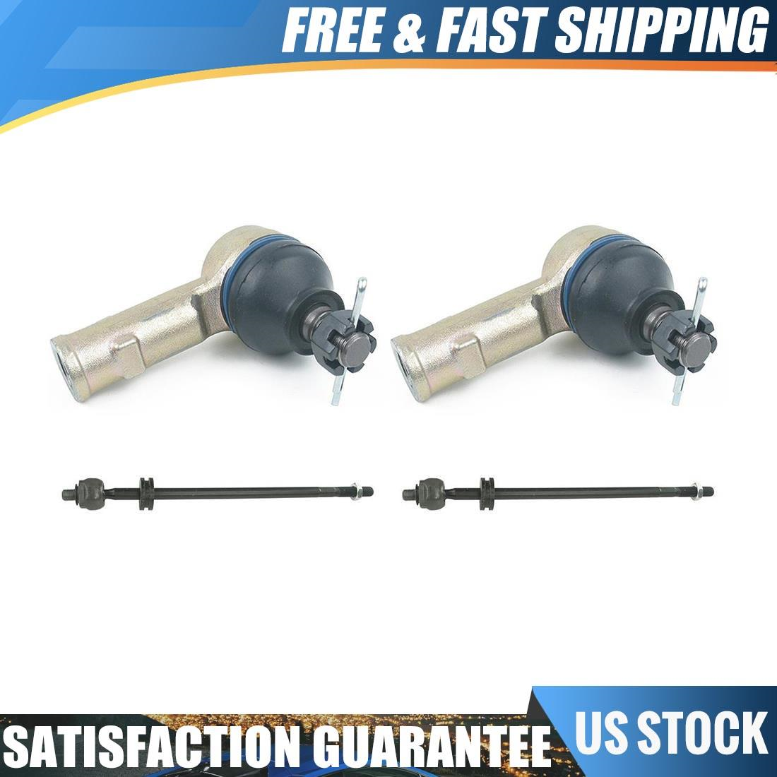 Front Inner Outer Steering Tie Rod End 4X For 198091 Volkswagen