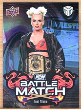 2023 AEW MATCH DATED MOMENTS TONI STORM GOLD BATTLE MATCH ACHIEVEMENT UPPER DECK