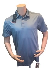 NWT 70 mens Under Armour Cold Black adress polo shirt gray size medium 1283707 