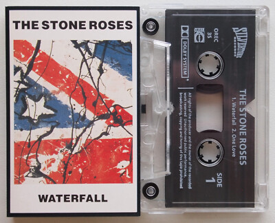 THE STONE ROSES - WATERFALL (SILVERTONE OREC35) 1992 UK CASSETTE TAPE SINGLE