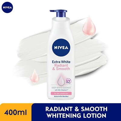 NIVEA Body Lotion Extra White Radiant and Smooth UV Filter 40x Vitamin C 400ml 