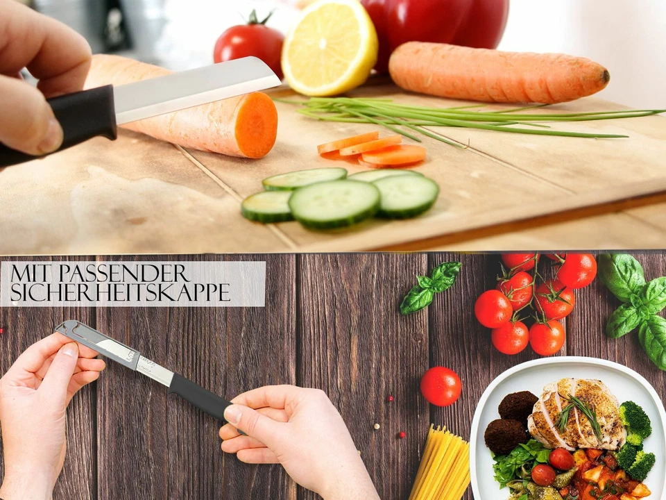 Gemüsemesser Solingen Küchenmesser Schälmesser Obstmesser Allzweckmesser Scharf - Bild 4 von 4