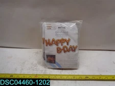 QTY=5: Air-Filled Decoration Happy B-Day Mylar Balloon Birthday Party Supplies