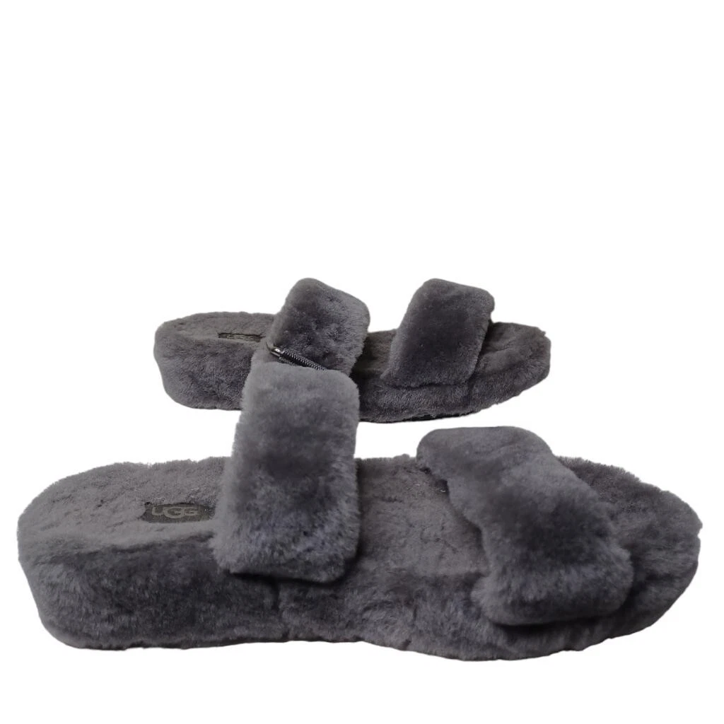 SANDALI CIABATTE CIABATTE donna taglia 9 KOOLABURRA UGG FURR AH FURR SLIDES lana agnello