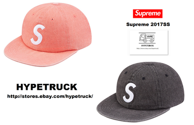 帽子 Supreme S Logo 6-Panel Cap Pink Supreme S Logo 6 Panel Hat Black Pink | eBay