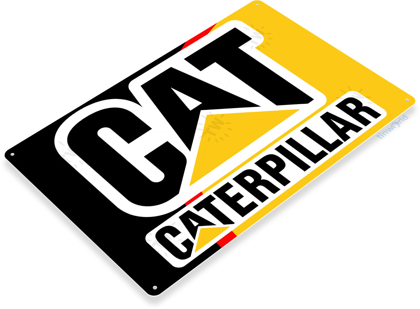 TIN SIGN Cat Caterpillar Sign Heavy Equipment Machinery Tractor Garage Farm C385