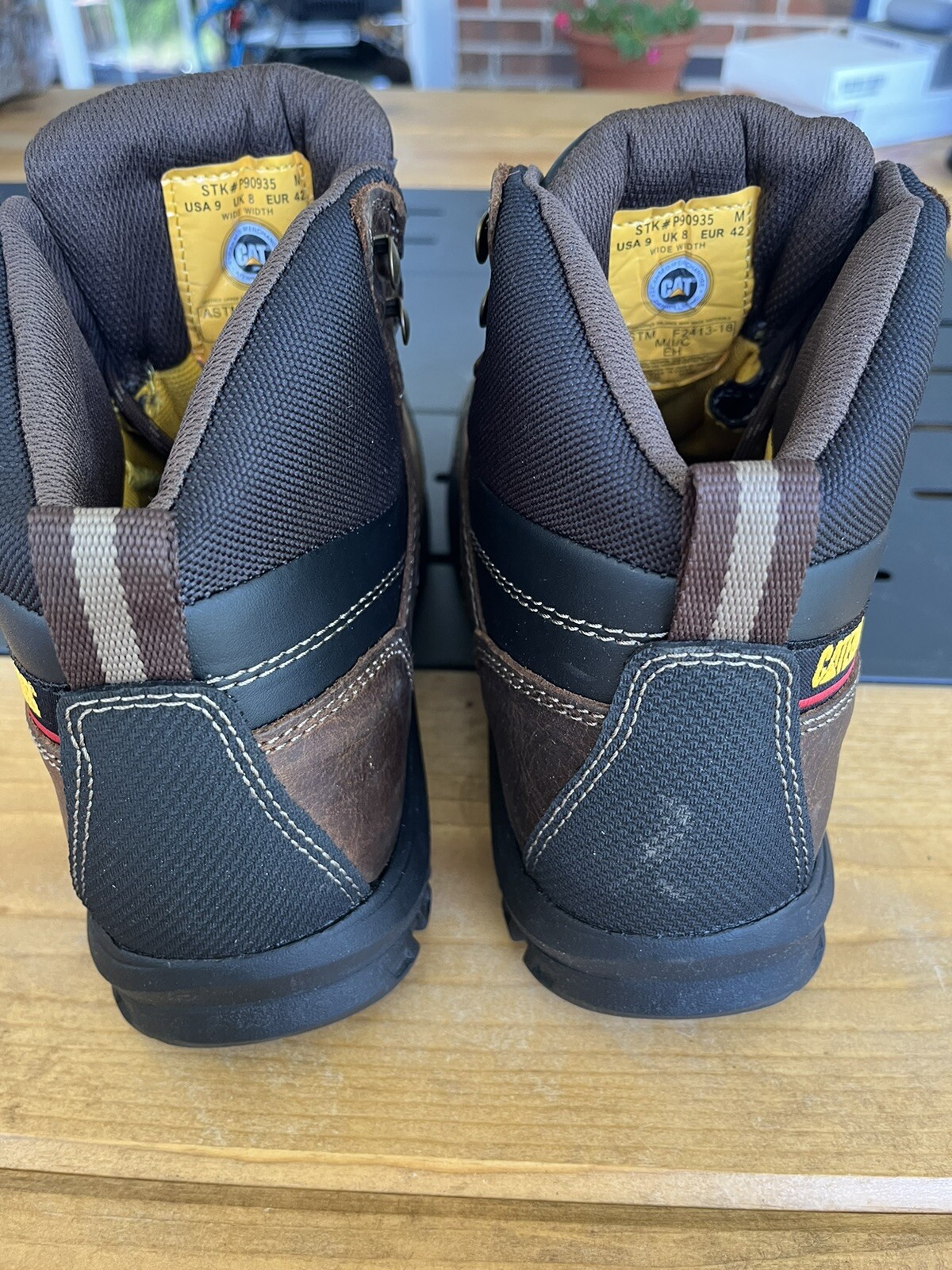 Caterpillar Threshold Waterproof Steel Toe Work Boot, Men’s Size 9M image 7