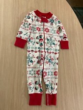 Hanna Andersson Star Wars Christmas Sleeper Style Pajamas 60 CM 3-6 Months Zip