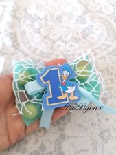 Bomboniera sacchettino compleanno calamita paperino gomma eva completi