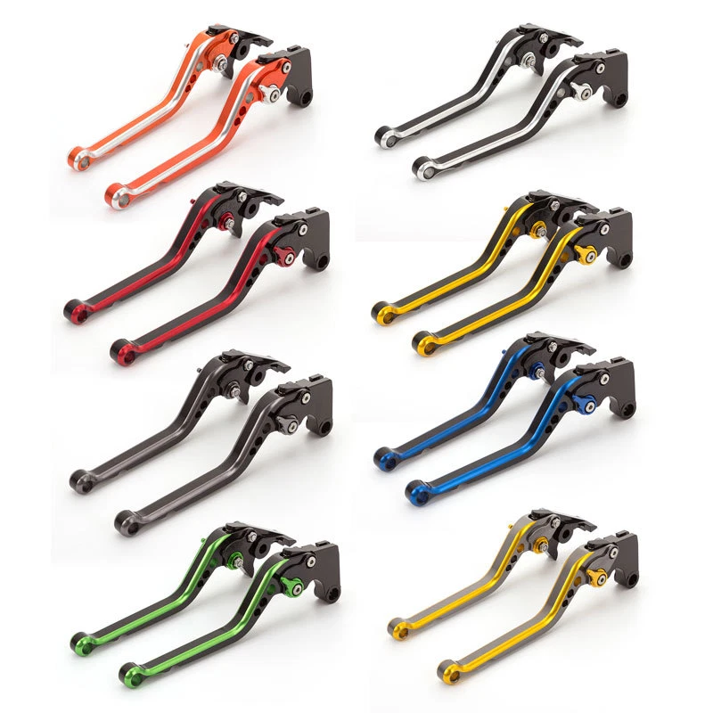 Par de palancas de embrague de freno cortas CNC para Suzuki GSXR1000 2009-2017 2010 2011 2012 Foto 4 de 4