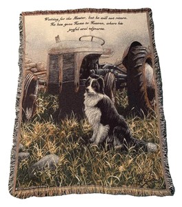 border collie throw blanket
