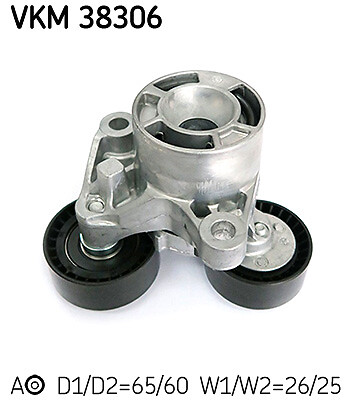 Pièce Auto Qualité OEM SKF VKM 66008 - Kit Galet Enrouleur Multi-V