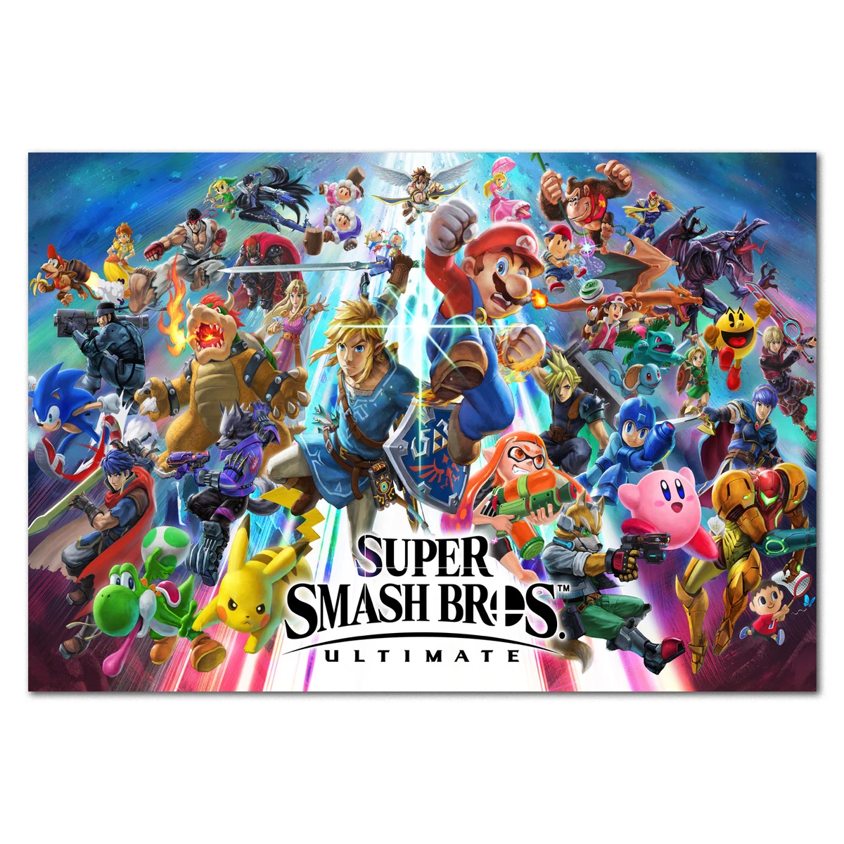Super Smash Bros Ultimate Poster Alternative Key Art High